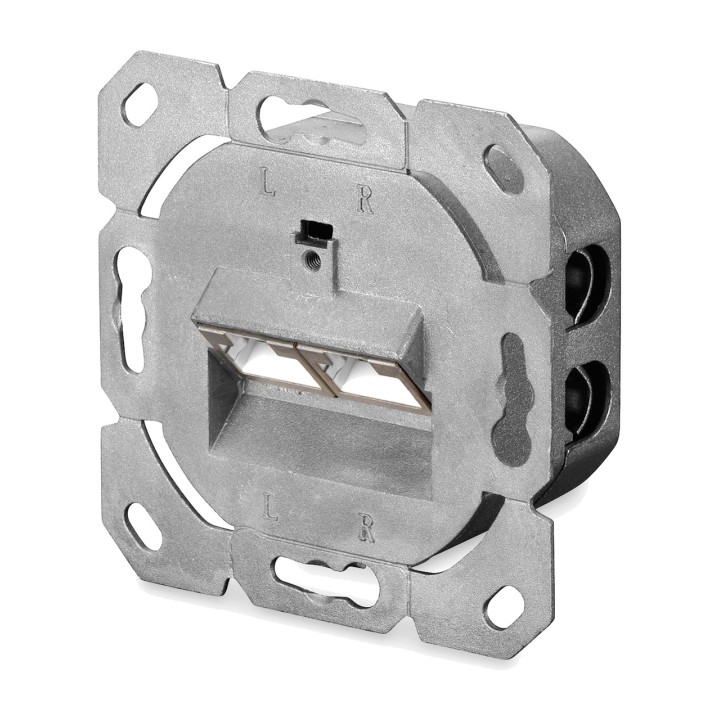 DIGITUS Toma de red superficie CAT6 2X RJ45 144957