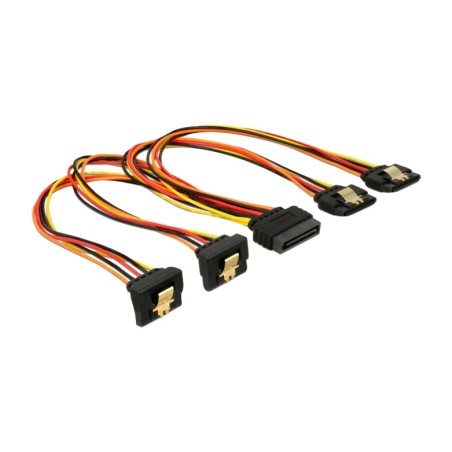 cavo sdoppiatore di alimentazione sata a 4 uscite 15-pin 22awg