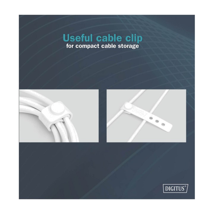 DIGITUS USB-C silicone cable C/C 2.0 PD 60W 100159496VAR