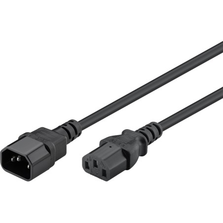 cable alargador de alimentación para pc iec c14/c13 1,8m