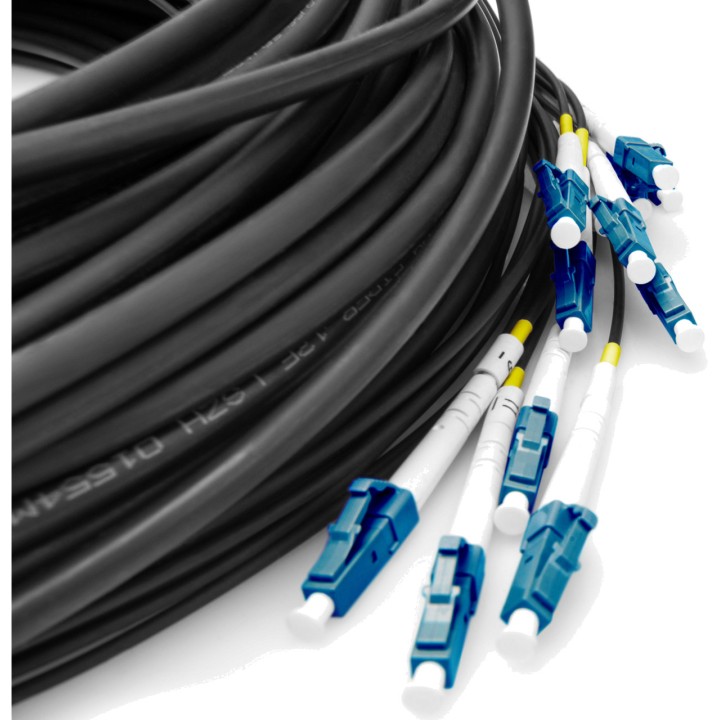 DIGITUS Cable de fibra óptica preterminado dúplex monomodo