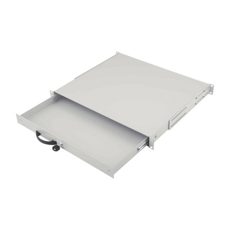 cajón con cerradura para armario rack 19" 1u 25kg