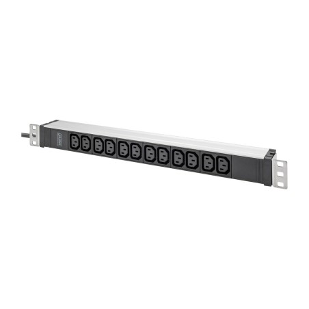 pdu-steckdosenleiste für rackschrank 19" 1u 12x c13
