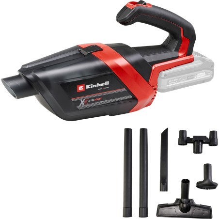 aspirapolvere portatile senza fili senza batteria né caricabatterie power x-change te-hv 18/06 li 18v