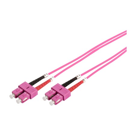 duplex multimode fibre-optic patch cable sc-sc om4
