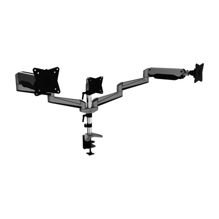 supporto da scrivania triplo per monitor con molla a gas 17-27" vesa 100