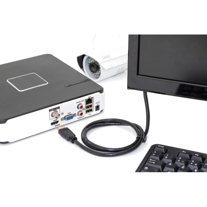 DIGITUS Câble de raccordement Premium High Speed avec
