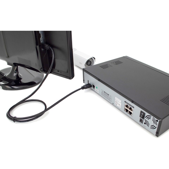 DIGITUS Premium High Speed connection cable with Ethernet