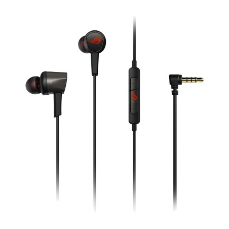auriculares gaming intraurales con cable jack rog cetra core ii 3,5mm