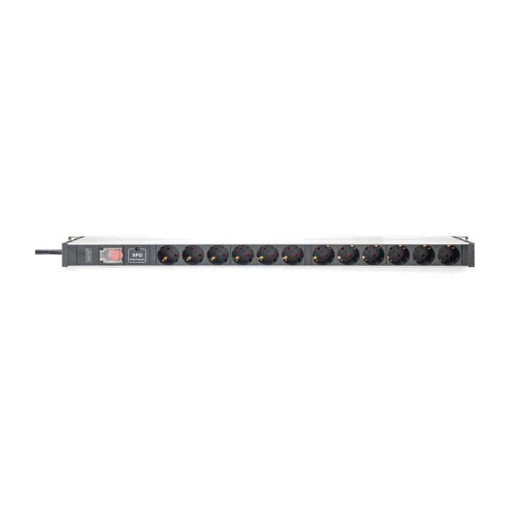 DIGITUS Multiprise PDU avec interrupteur et protection