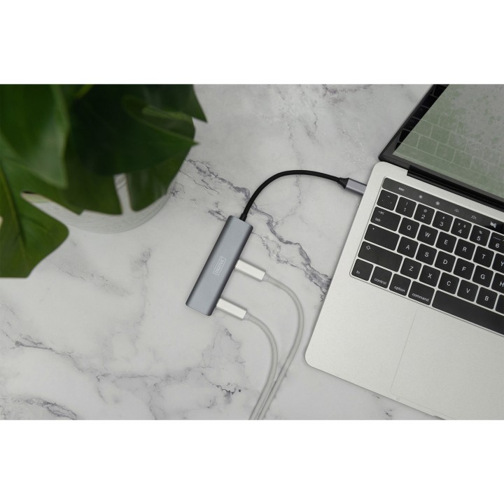 DIGITUS 4-port USB-C hub 4X C 5GBPS 100156319