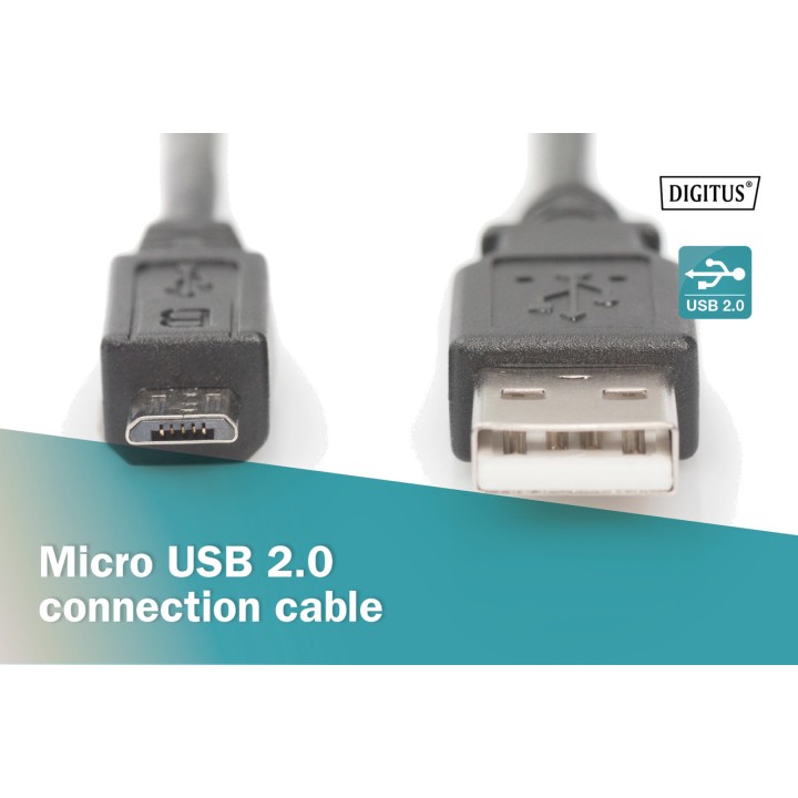 DIGITUS USB-A to Micro-USB cable 2.0 100156299VAR