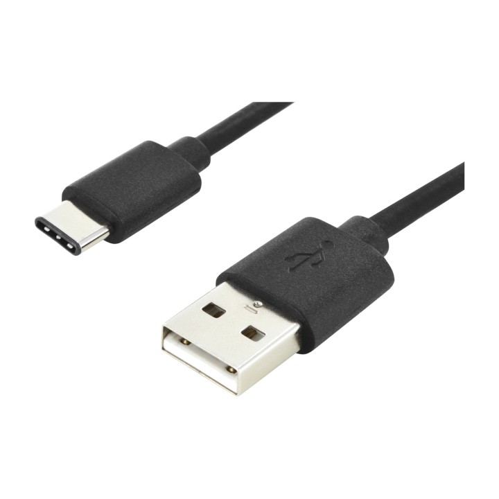 DIGITUS Cable de carga y datos USB-2.0 A-C PD 22AWG 1M