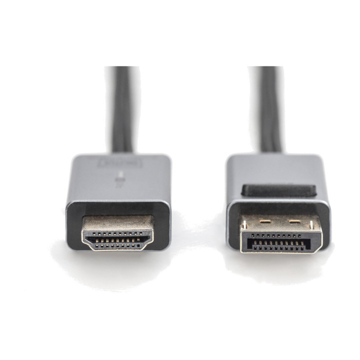 DIGITUS Geflochtenes DisplayPort-auf-HDMI-Adapterkabel UHD