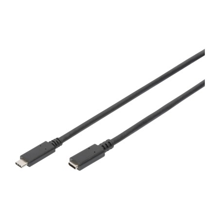 type-c-verlängerungskabel, stecker auf buchse usb-2.0 pd 60w 2m