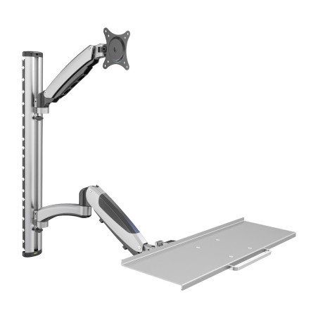 wall mount for monitor and keyboard 17-27" 8kg vesa 100