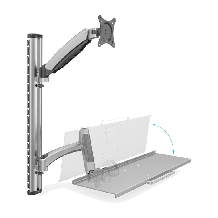 DIGITUS Support mural pour écran et clavier 17-27" 8KG VESA