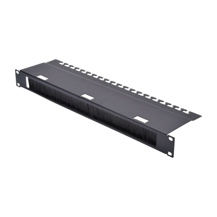 DIGITUS Rack cabinet cable management panel with brush strip