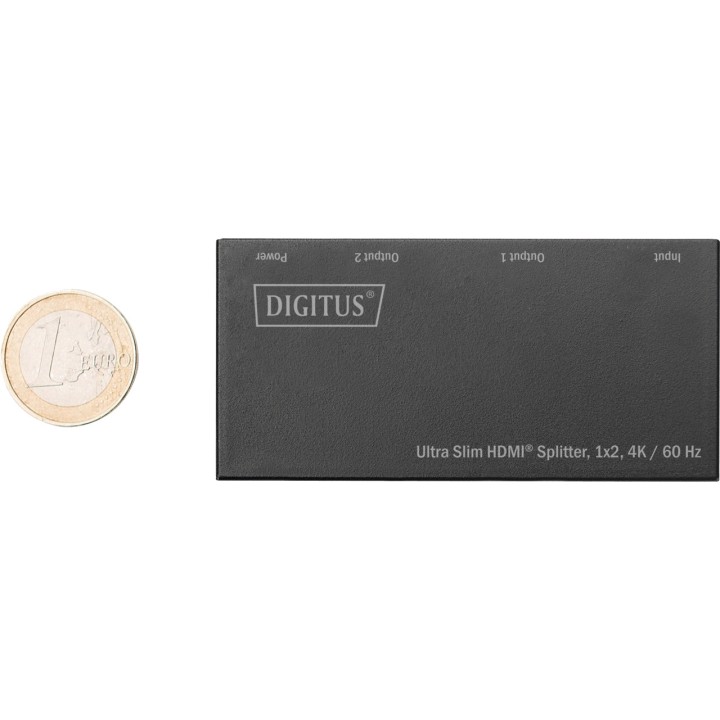 DIGITUS Ultra-slim 2-output HDMI splitter 1X2 4K 60HZ