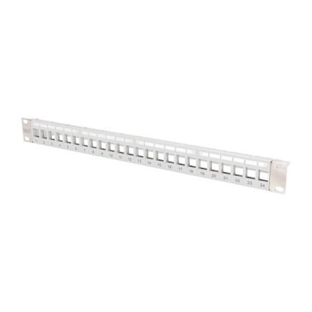 panel de parcheo modular sin equipar keystone-19" 1u 24x lf