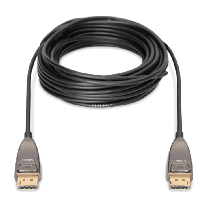 DIGITUS Cavo ibrido attivo in fibra ottica per monitor