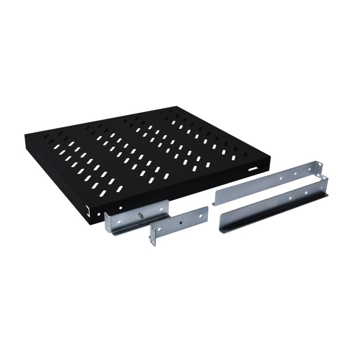DIGITUS Bandeja fija para armario rack 19" 1U 50KG 350-550MM