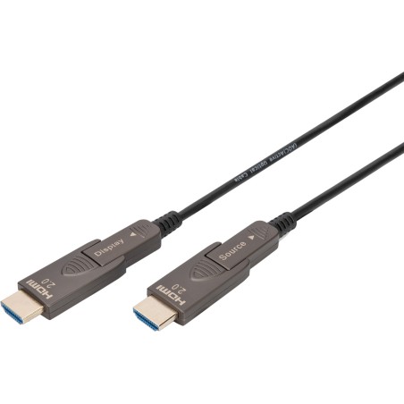 cavo hdmi ibrido in fibra ottica con connettore micro aoc 2.0b 4k