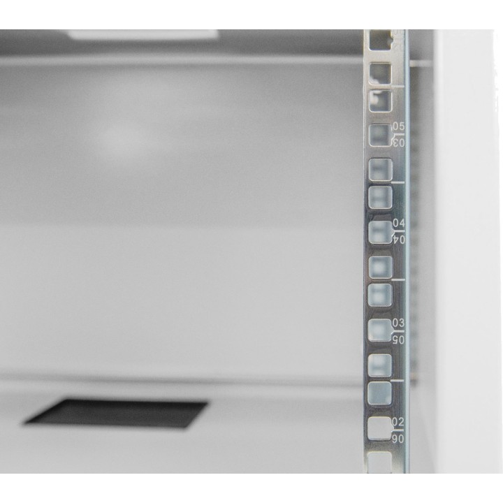 DIGITUS Unmontierter Wand-Rackschrank mit perforierter Tür