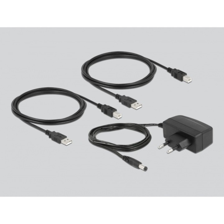 DELOCK USB-Switch zum Teilen von Peripheriegeräten zwischen