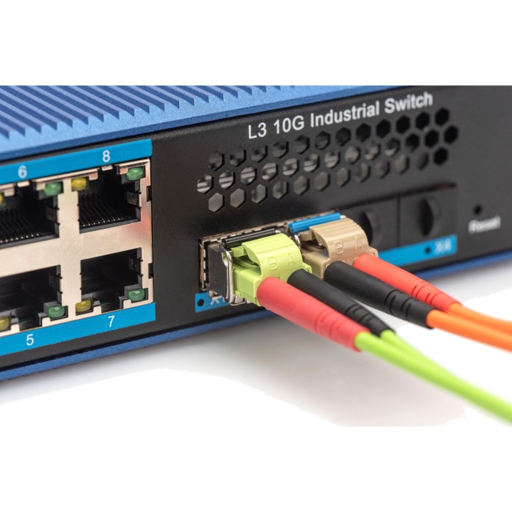 DIGITUS Transceptor SFP industrial de fibra óptica 1,25GBPS