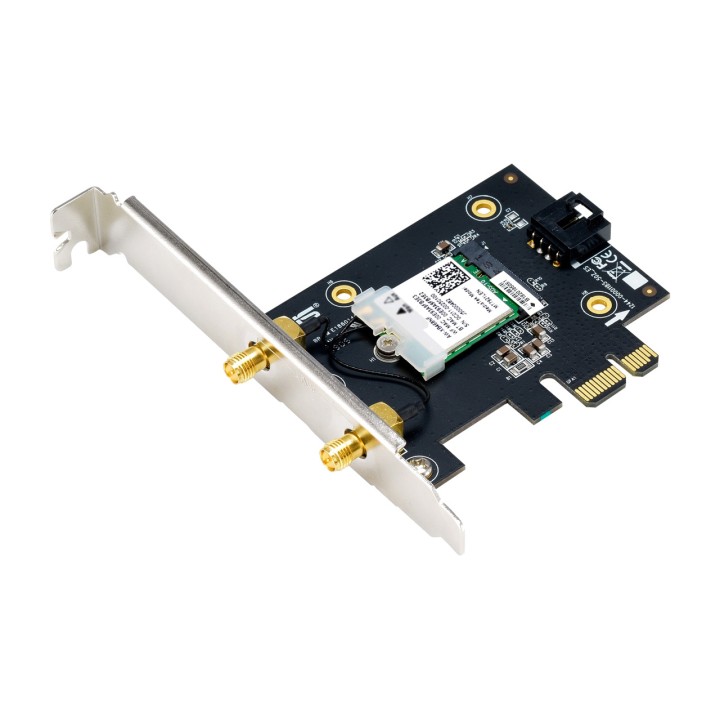 ASUS WiFi 6 PCIe network card with Bluetooth PCE-AX1800