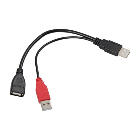 usb-y-kabel für daten und stromversorgung 2.0 0,2m