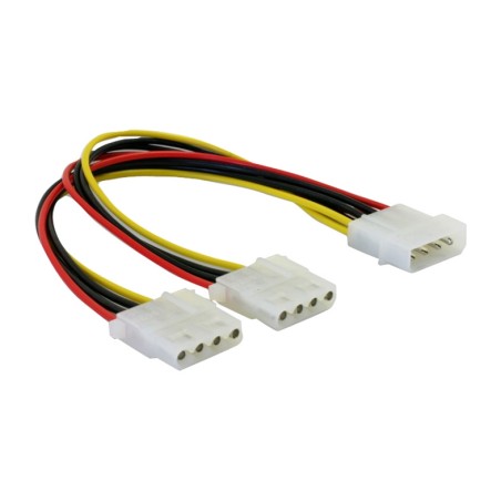 cavo sdoppiatore di alimentazione interno a y 2x molex 4pin 0,11m