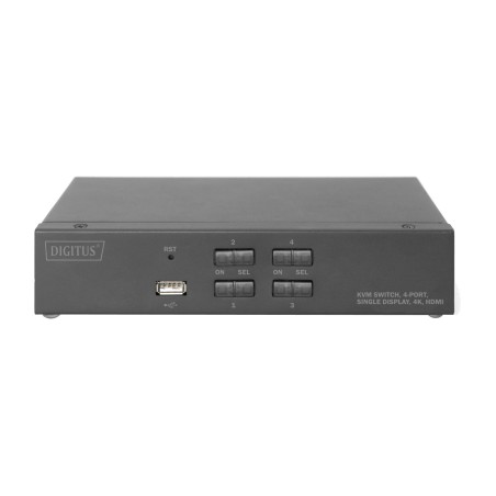 conmutador kvm hdmi de 4 puertos 4k