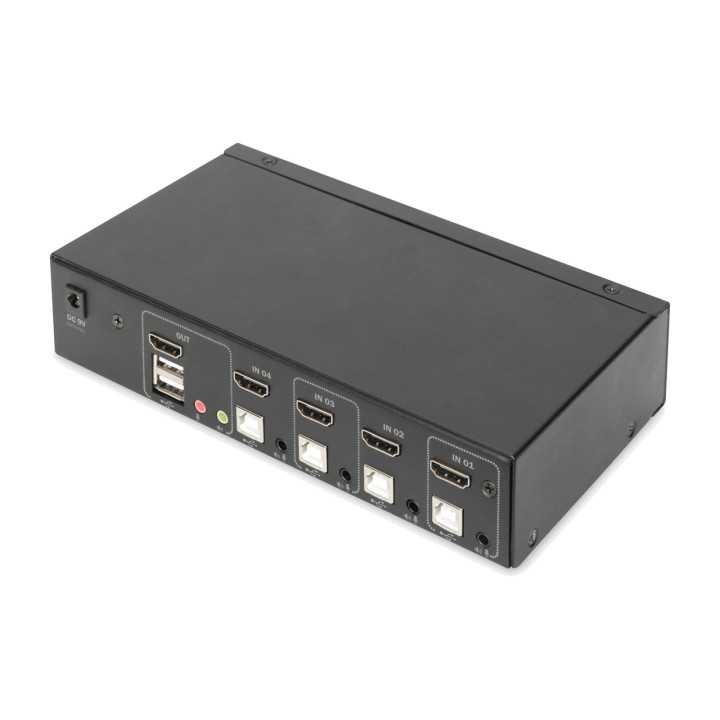 DIGITUS 4-Port-HDMI-KVM-Switch 4K 1809866