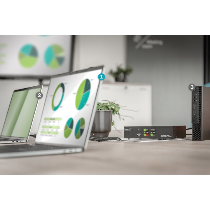 DIGITUS Switch KVM HDMI a 4 porte 4K 1809866