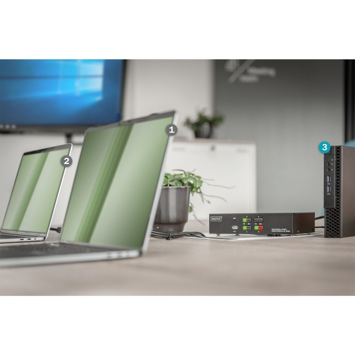 DIGITUS Switch KVM HDMI a 4 porte 4K 1809866