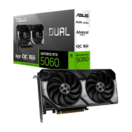 tarjeta gráfica rtx 5060 dual oc advanced 8gb gddr7