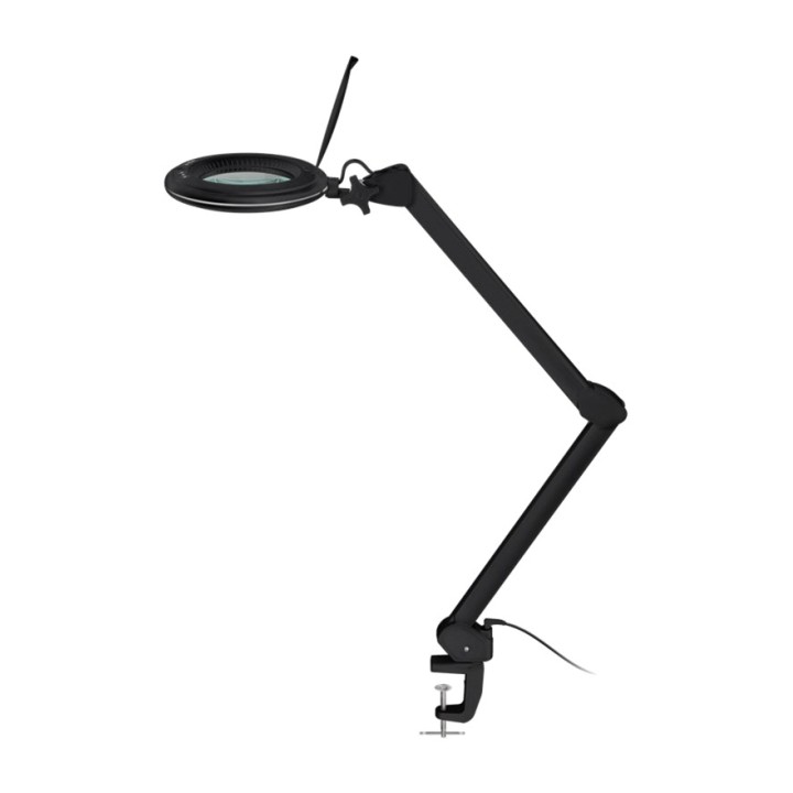 GOOBAY Lampada LED con lente d’ingrandimento e morsetto da