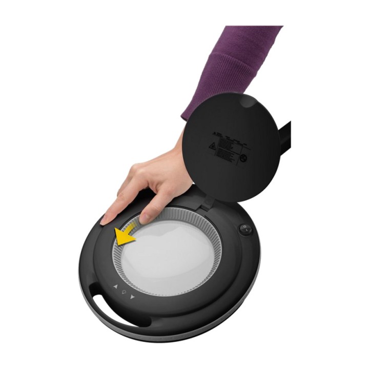 GOOBAY Lampada LED con lente d’ingrandimento e morsetto da