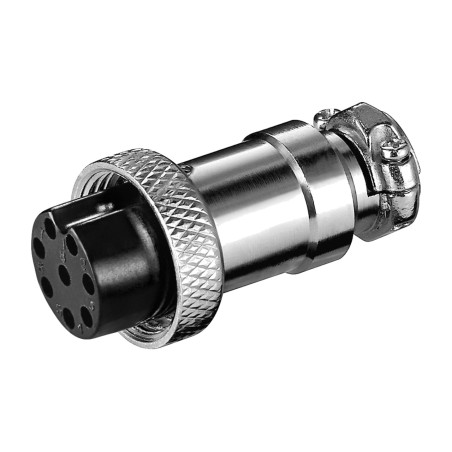 connettore din femmina volante da saldare 8pin mk-8 11231