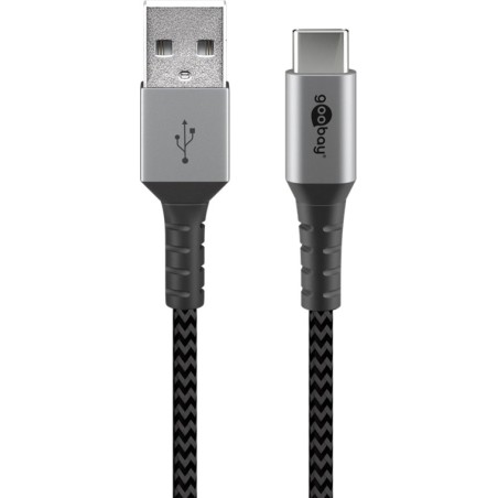 usb-a to usb-c charging and data cable 2.0 1m