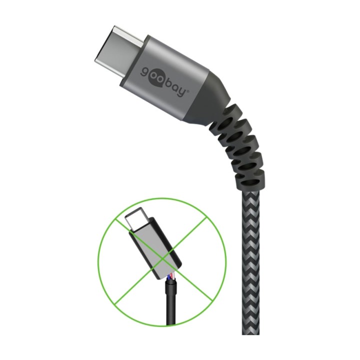 GOOBAY USB-A-auf-USB-C-Lade- und Datenkabel 2.0 1M 1785336