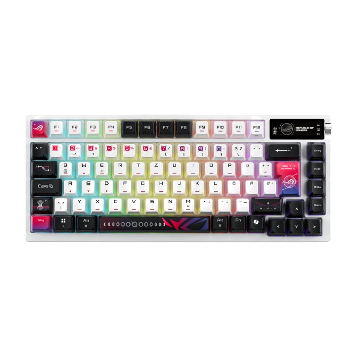 ASUS Teclado gaming mecánico inalámbrico con distribución