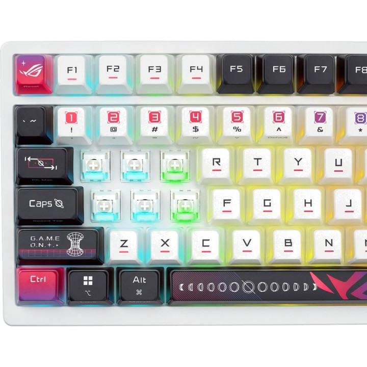 ASUS Kabellose mechanische Gaming-Tastatur mit Schweizer