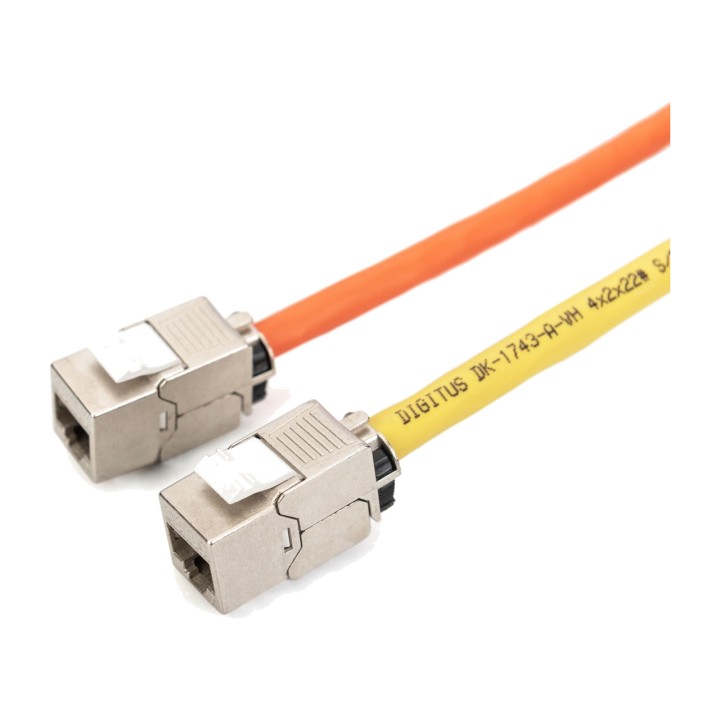 DIGITUS Shielded keystone module with cable manager CAT6A
