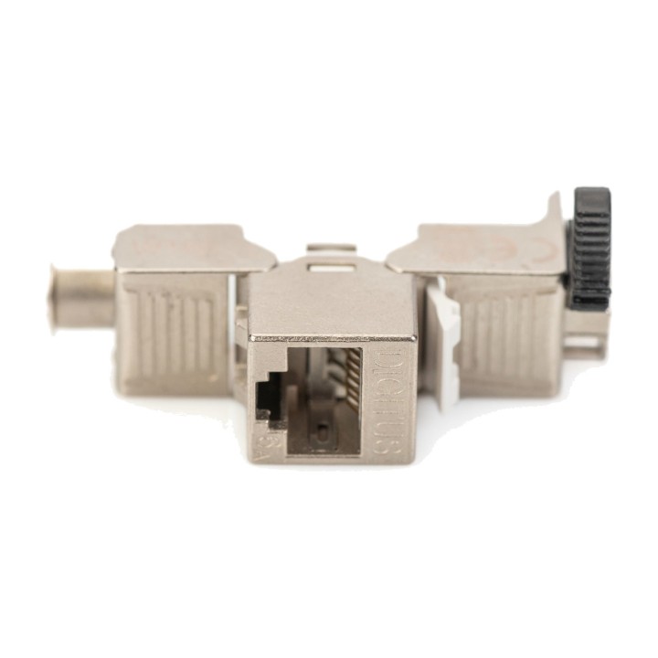 DIGITUS Shielded keystone module with cable manager CAT6A