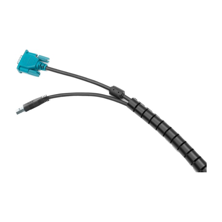 DIGITUS Organizador de cables para escritorio y pared 5M