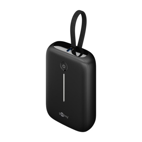 batteria esterna con cavo usb-c integrato 10000mah 20w