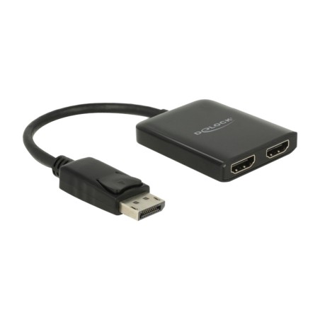 divisor de vídeo displayport a hdmi 1.4 2x 4k